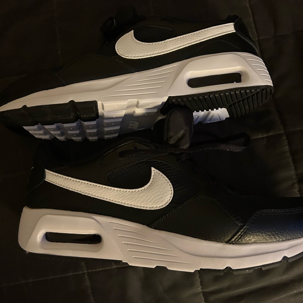 Nike Black and White Air Max Sneakers